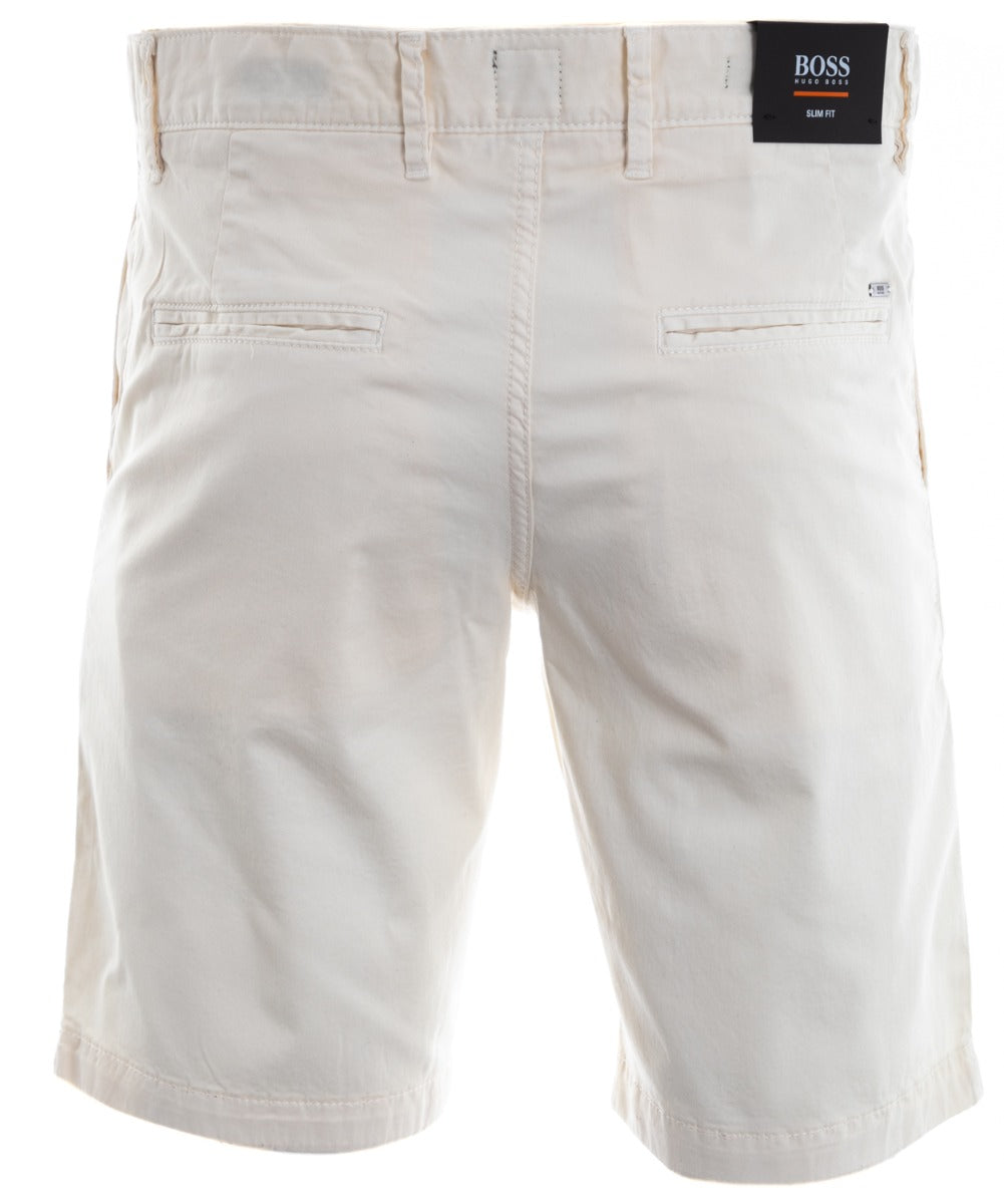 BOSS Schino-Slim-Shorts 2 Short in Light Beige