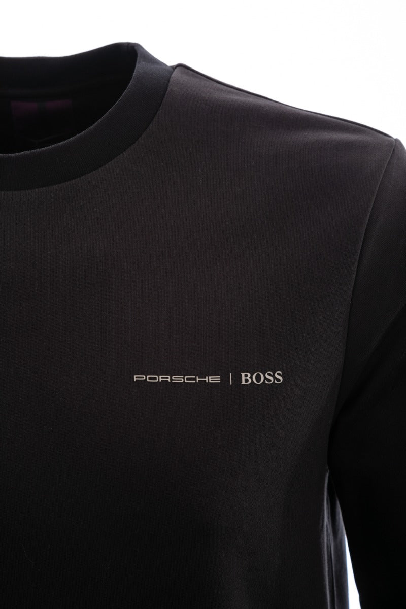 BOSS Stadler 190 PS Sweatshirt in Black BOSS Norton Barrie