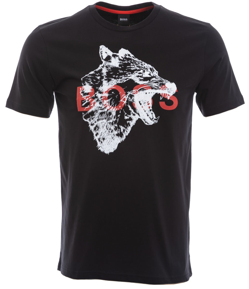 Black wolf t shirt outlet