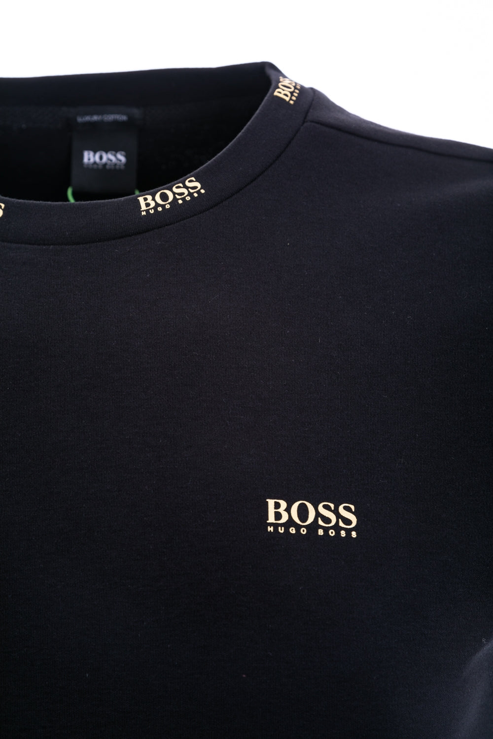 black and gold boss t shirt