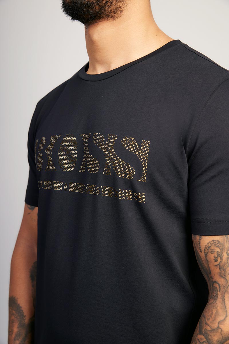 BOSS Tee Pixel T-Shirt in Black