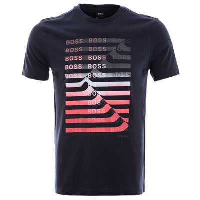 BOSS Teeonic T Shirt in Navy Main