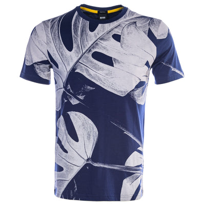 BOSS Tejungle 2 T Shirt in Navy Print