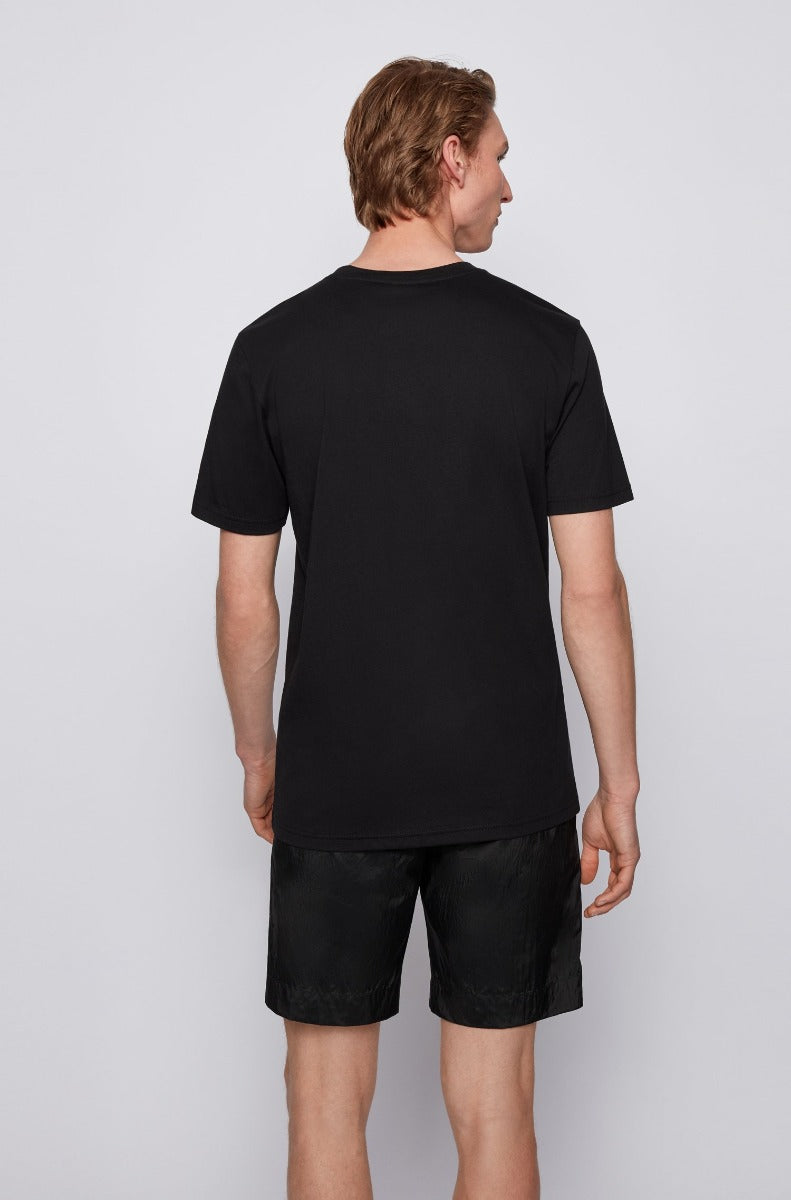 BOSS Terisk T Shirt in Black 003 Model 2 
