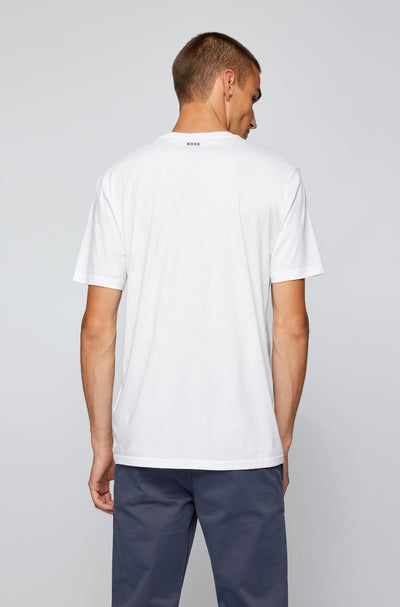 BOSS Tlogo T-Shirt in White Model 2