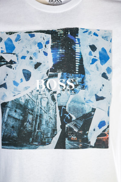 BOSS Tomio 5 T Shirt in White