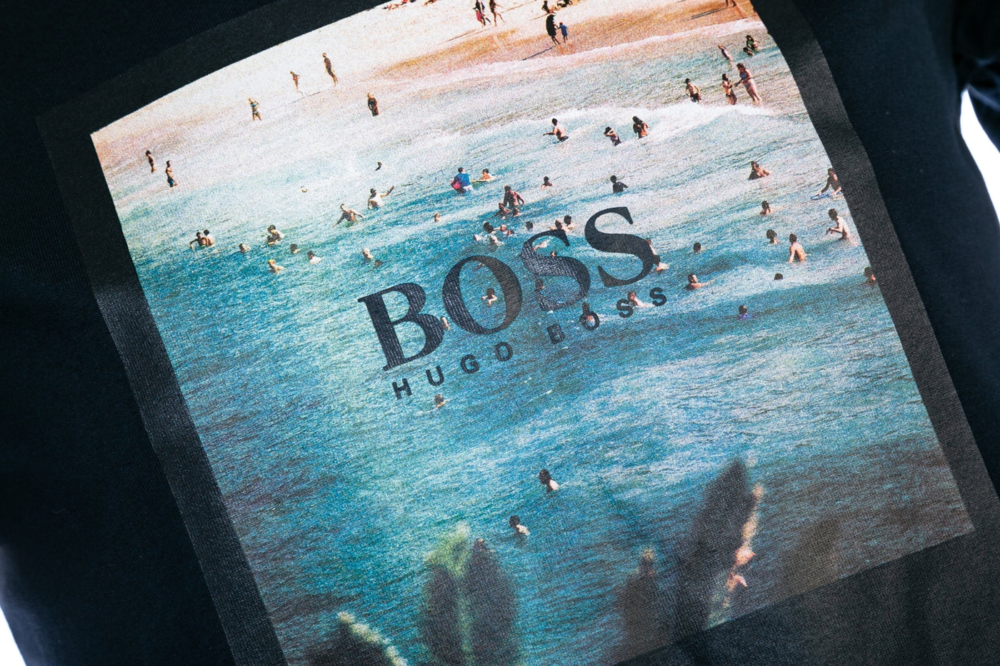 BOSS Tsummer 4 T Shirt in Navy