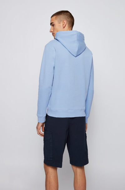 BOSS Weedo 2 Sweat Top in Baby Blue Model 2 