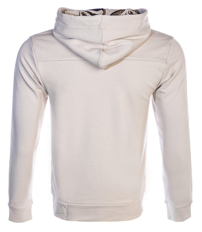 BOSS Wkapok Hooded Sweat Top in Beige