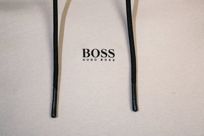 BOSS Wkapok Hooded Sweat Top in Beige