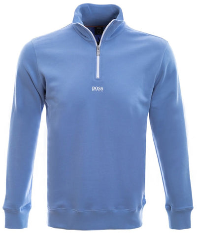BOSS Zapper 2 Sweat Top in Baby Blue Front