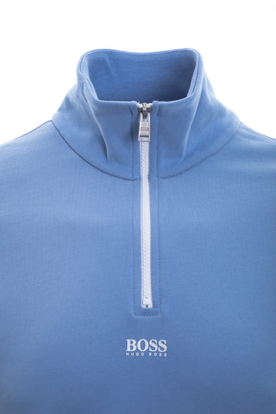BOSS Zapper 2 Sweat Top in Baby Blue Zip