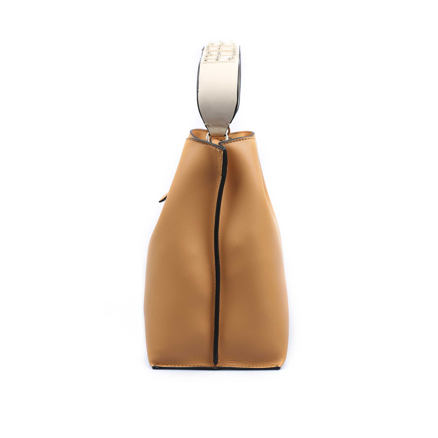 Valentino Bags Sour Large Tote Bag in Camel Ecru