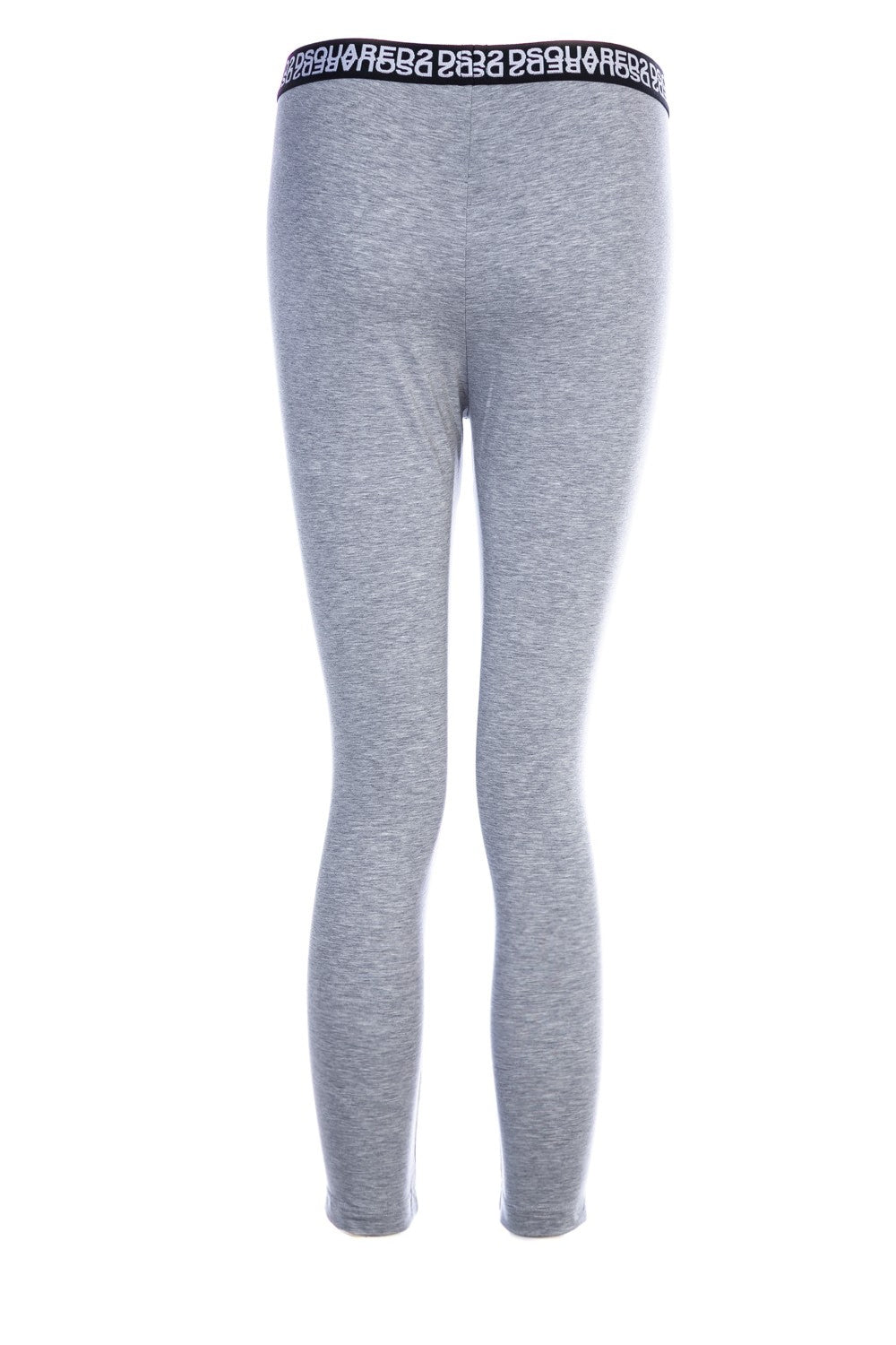 Dsquared2 Mirrored Logo Ladies 3/4 Leggings in Grey Back