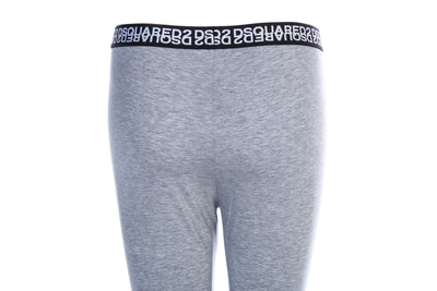 Dsquared2 Mirrored Logo Ladies 3/4 Leggings in Grey Seat