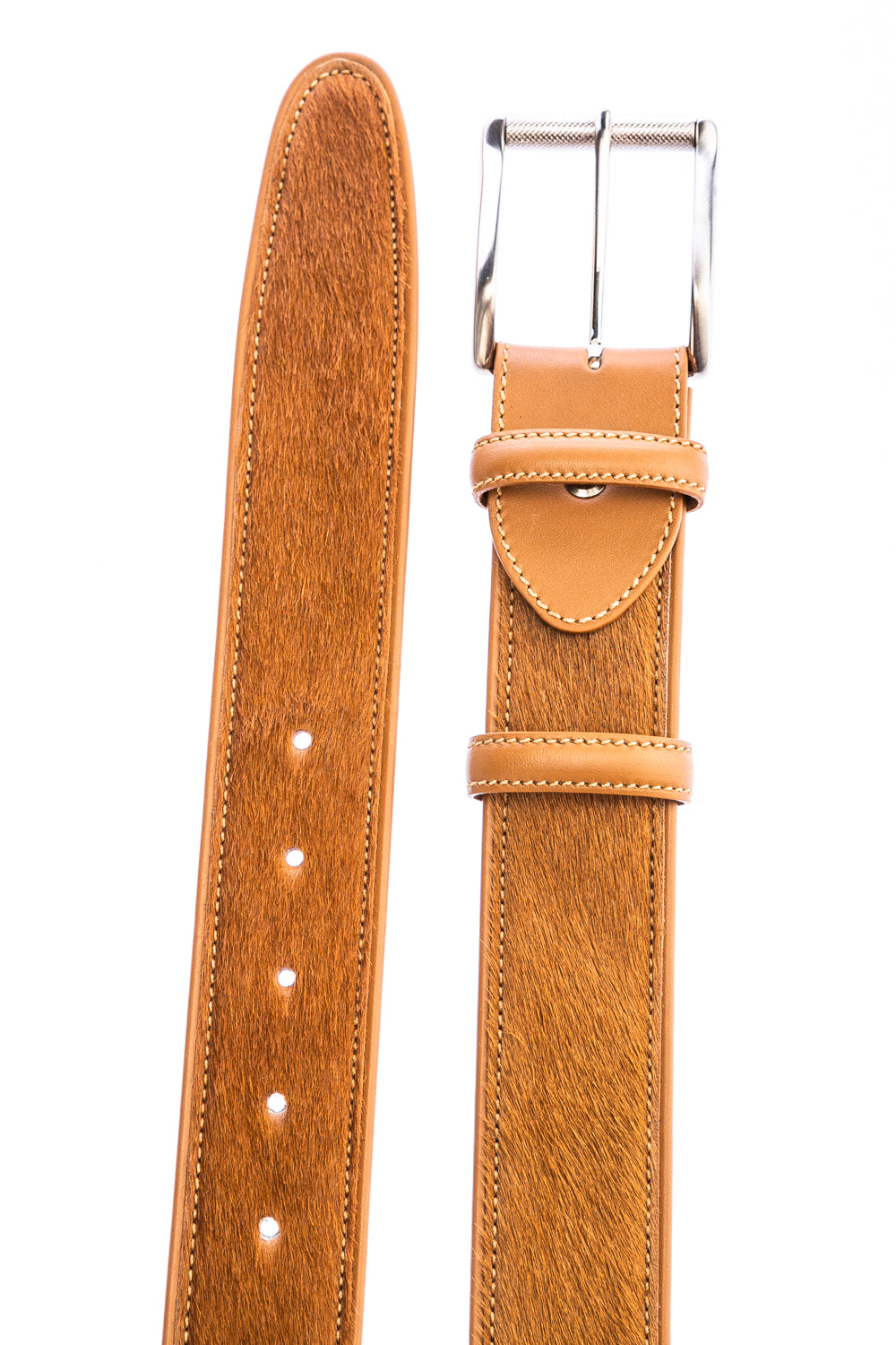 Elliot Rhodes Pony Tan Belt in Tan Buckle 2