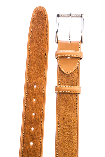 Elliot Rhodes Pony Tan Belt in Tan Buckle 2
