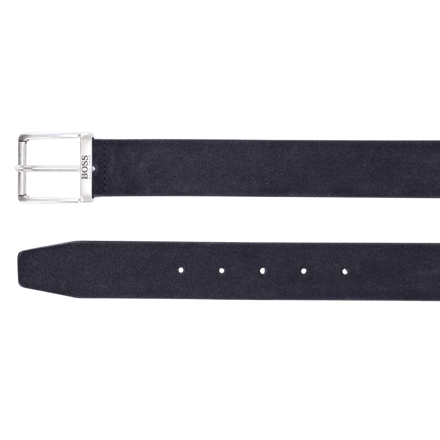 BOSS Joni-SD_sz_35 Suede Belt in Navy