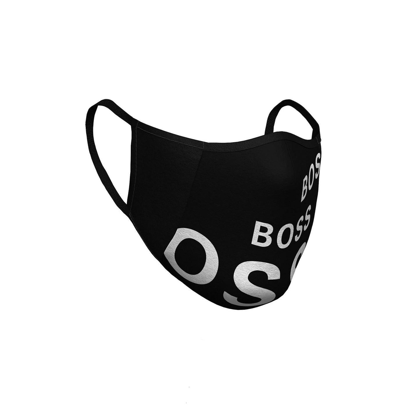 BOSS Face Mask in Black & White