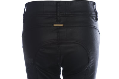 Holland Cooper Coated Jodhpur Ladies Jean in Black Seat
