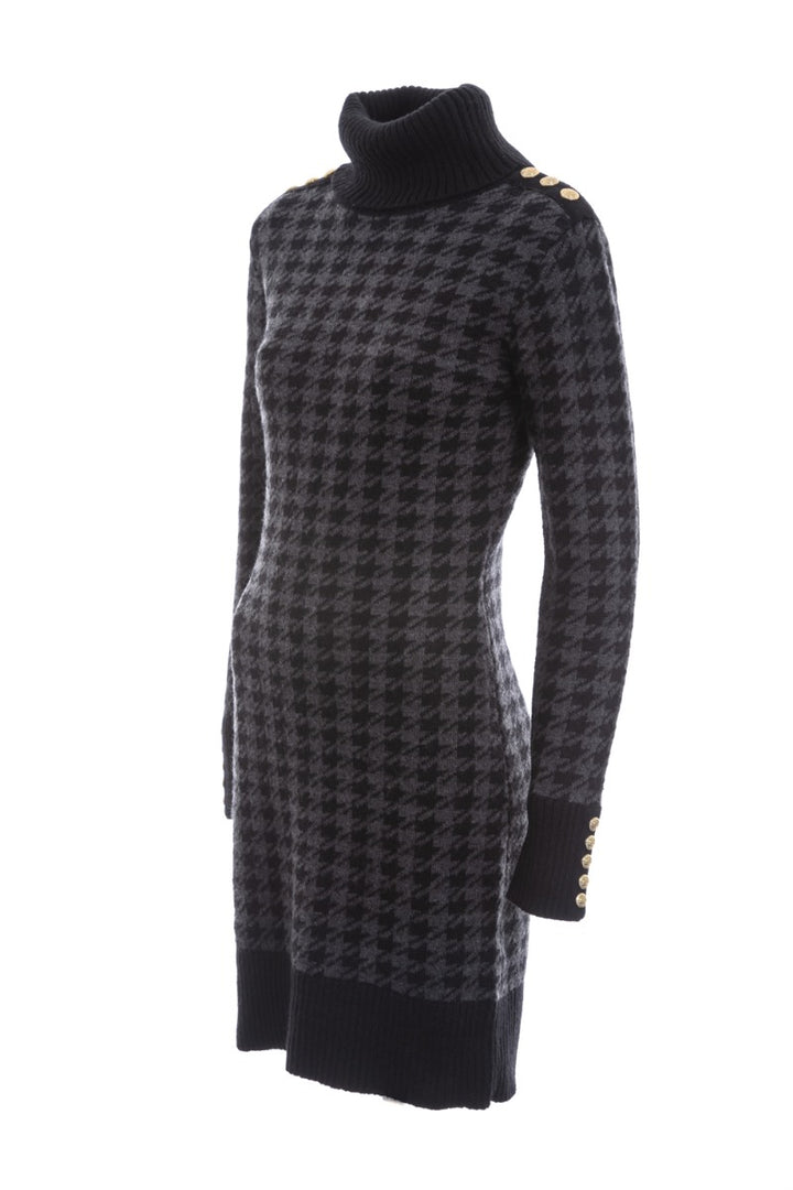 Holland Cooper Heritage Jumper Dress in Grey Houndstooth | Holland Cooper |  Norton Barrie