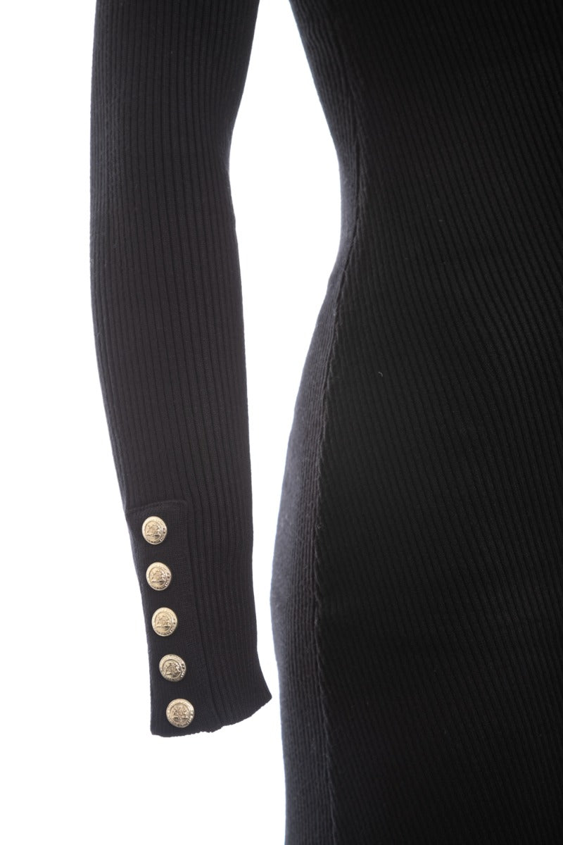 Holland Cooper Kensington Jumper Dress in Black | Holland Cooper