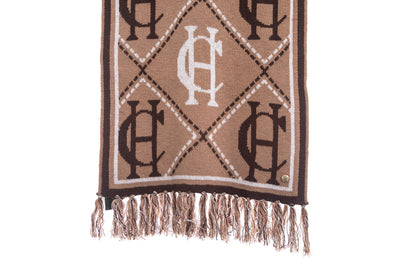 Holland Cooper Monogram Scarf in Camel