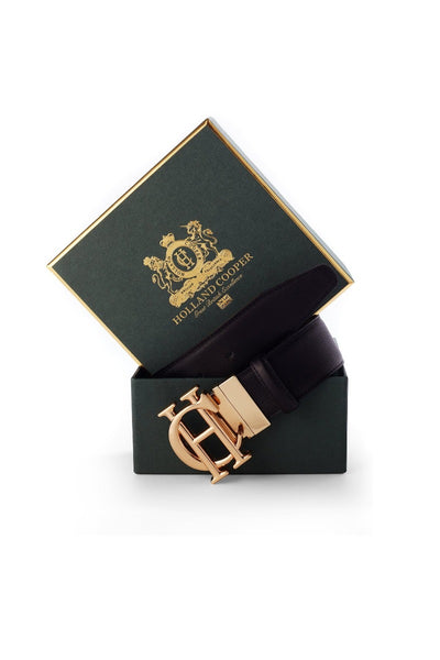 Holland Cooper Reversible Classic Belt in Black & Tan