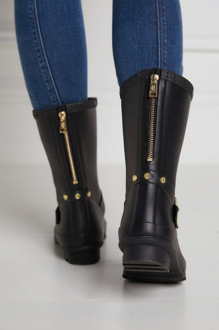 Short zip up wellies new arrivals