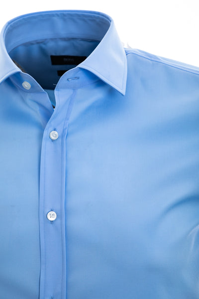 BOSS Jats Short Sleeve Shirt in Sky Blue