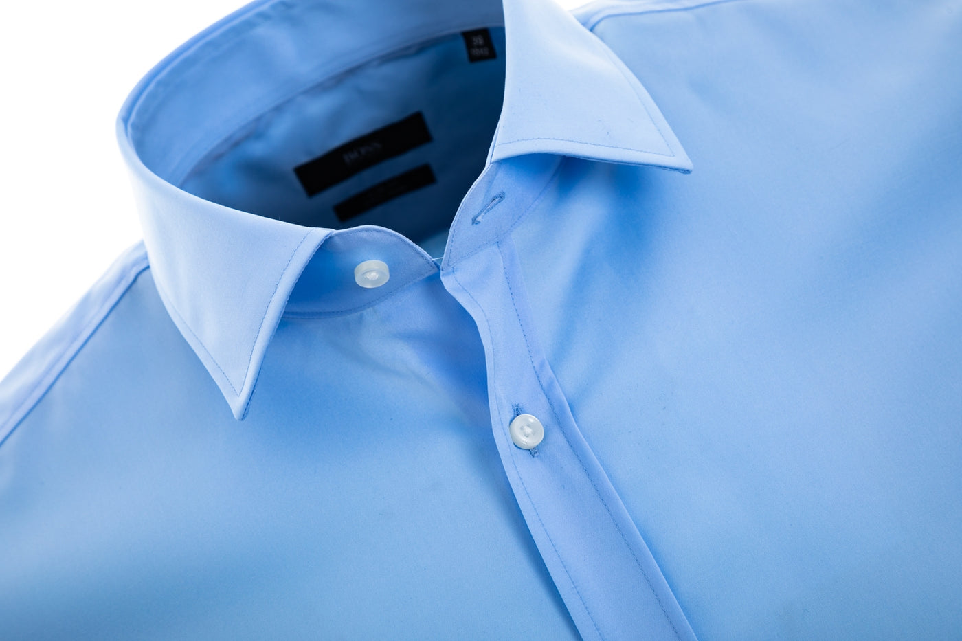 BOSS Jats Short Sleeve Shirt in Sky Blue