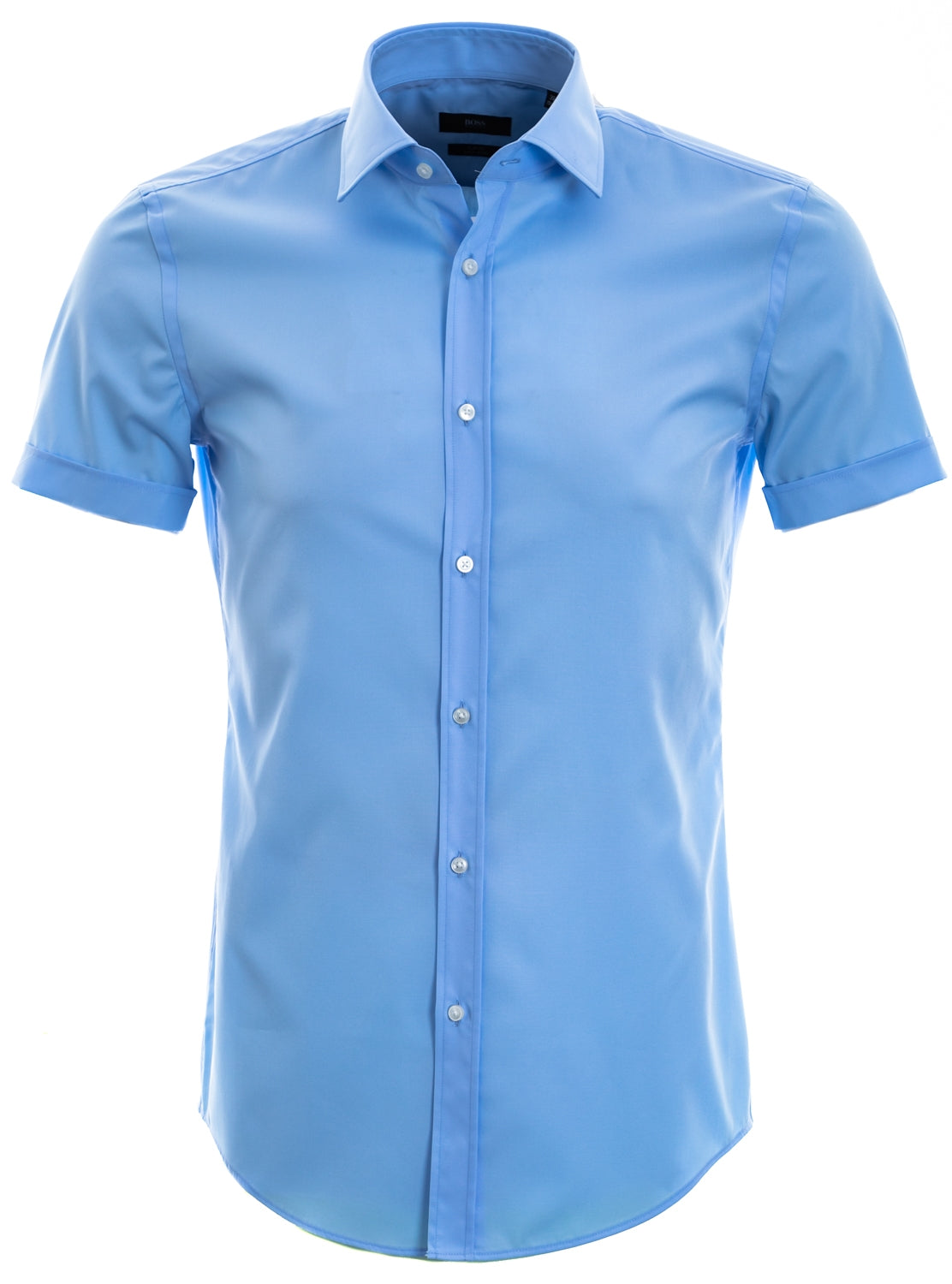 BOSS Jats Short Sleeve Shirt in Sky Blue