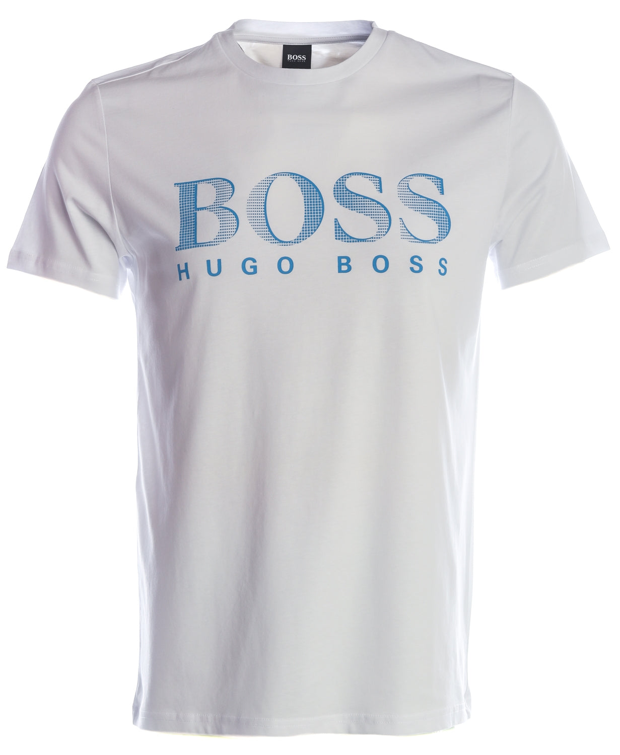 BOSS RN UV Protection T-Shirt in White & Turquoise