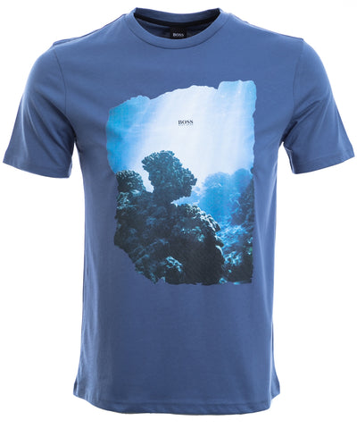 BOSS TNoah4 T-Shirt in Airforce Blue