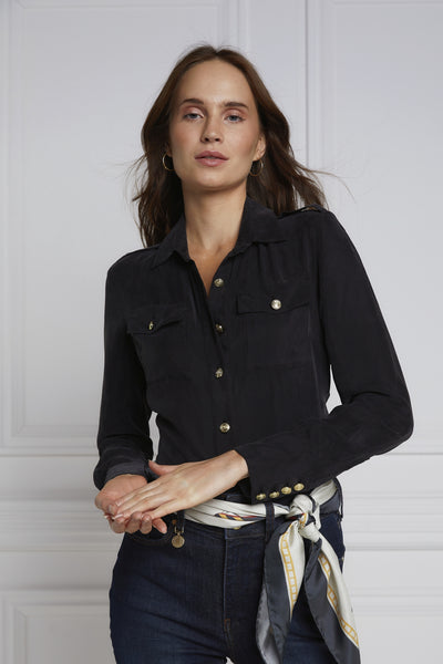 Holland Cooper Luxury Cuprow Ladies Shirt in Black
