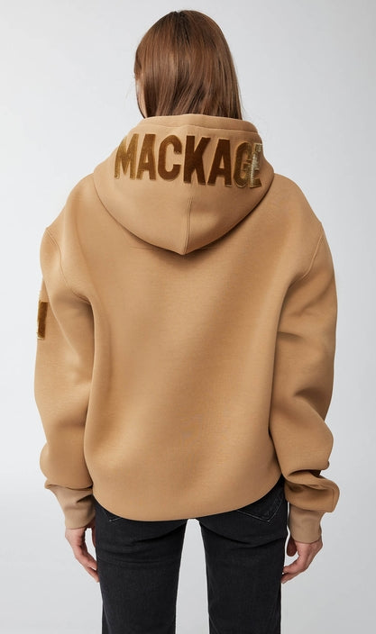Mackage Krys R Hooded Sweatshirt in Camel I Mackage I Norton Barrie