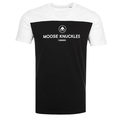 Moose Knuckles Ormond T-Shirt in Black & White