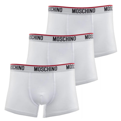 Moschino Underwear Tri Pack Boxers in White