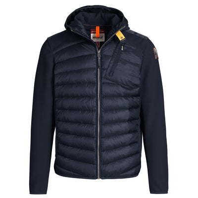 Parajumpers Nolan Quilted Hooded Jacket in Navy