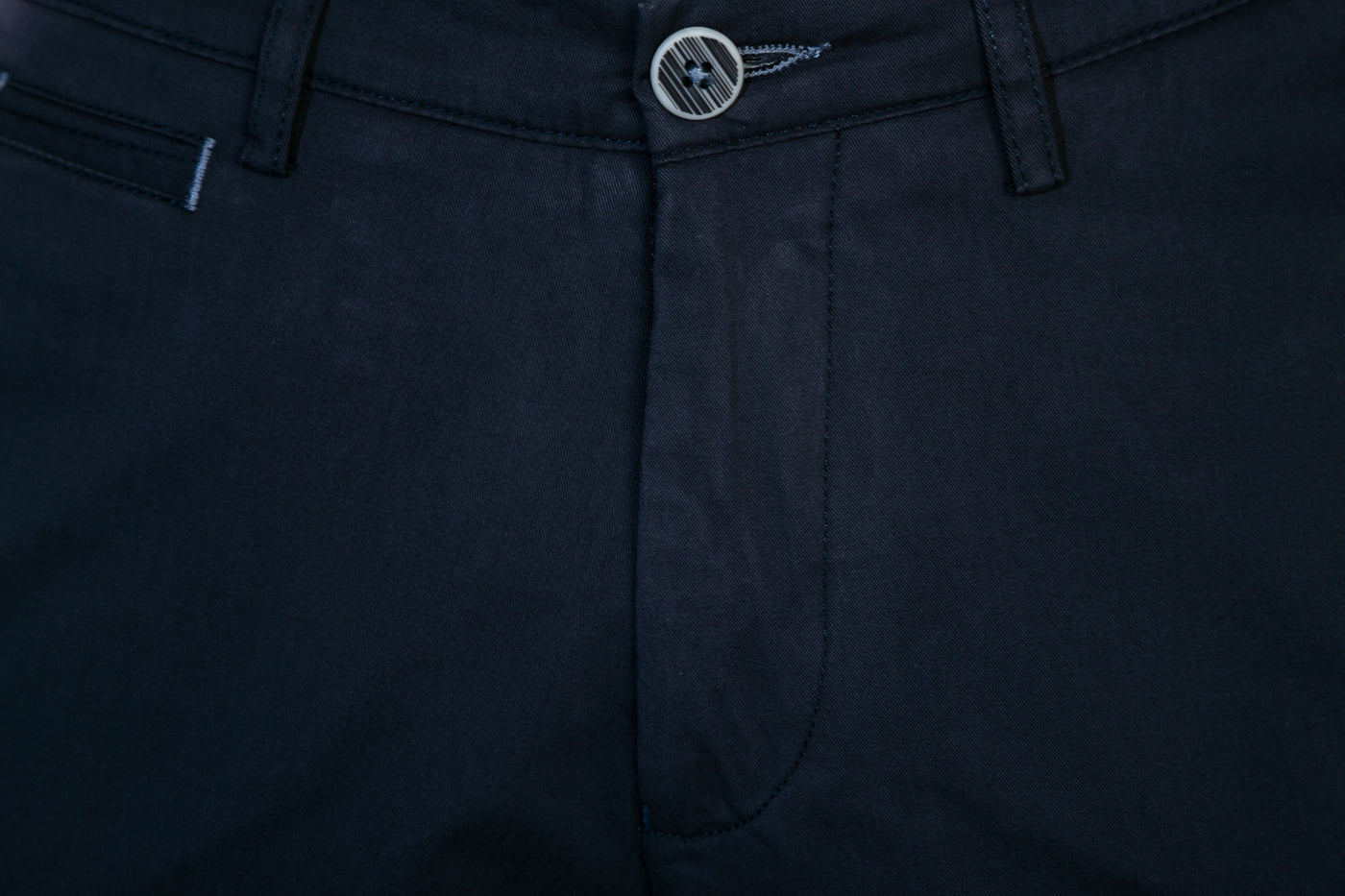 Remus Uomo Cotton Stretch Short in Navy