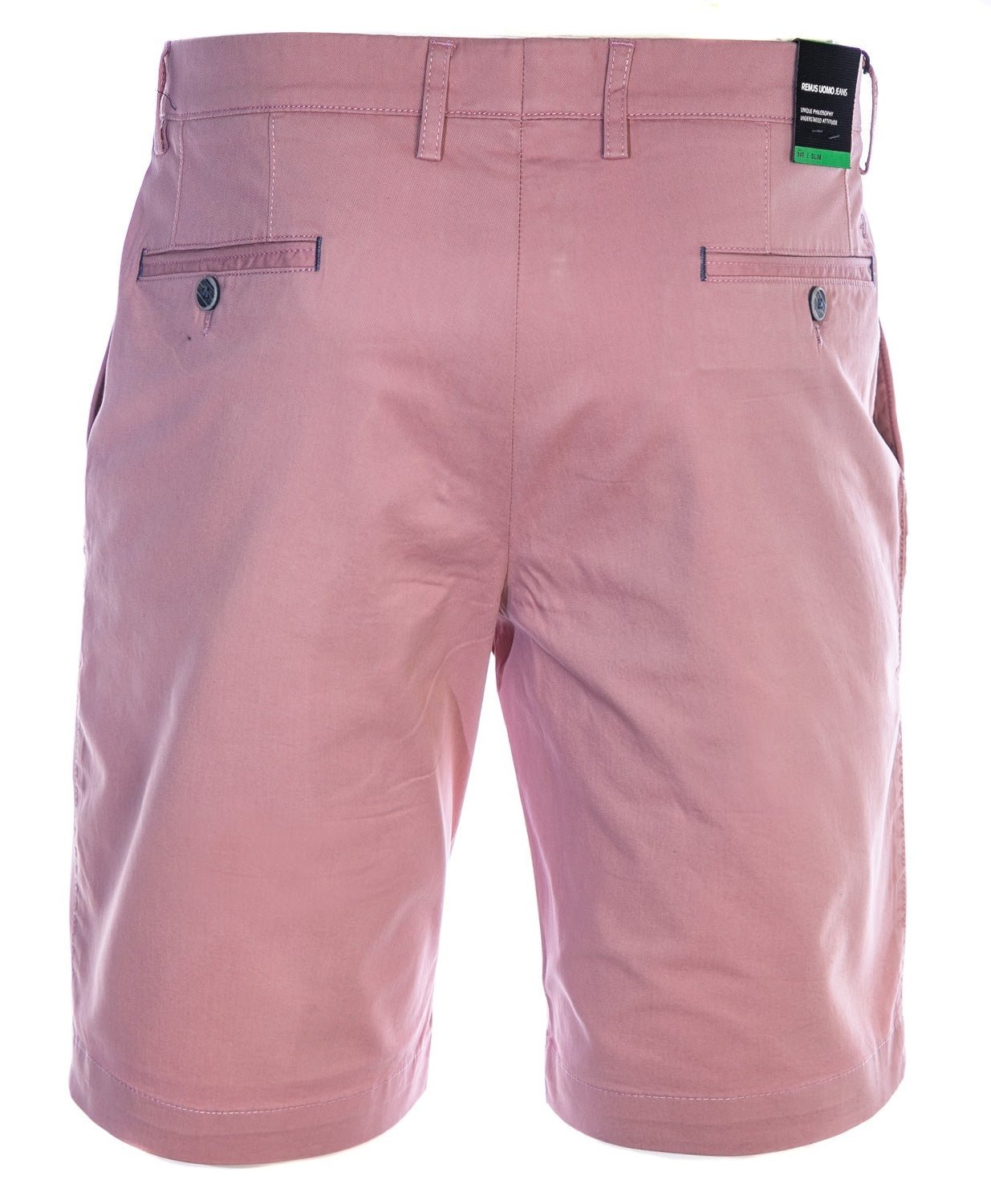 Remus Uomo Cotton Stretch Short in Pink I Remus Uomo I Norton Barrie