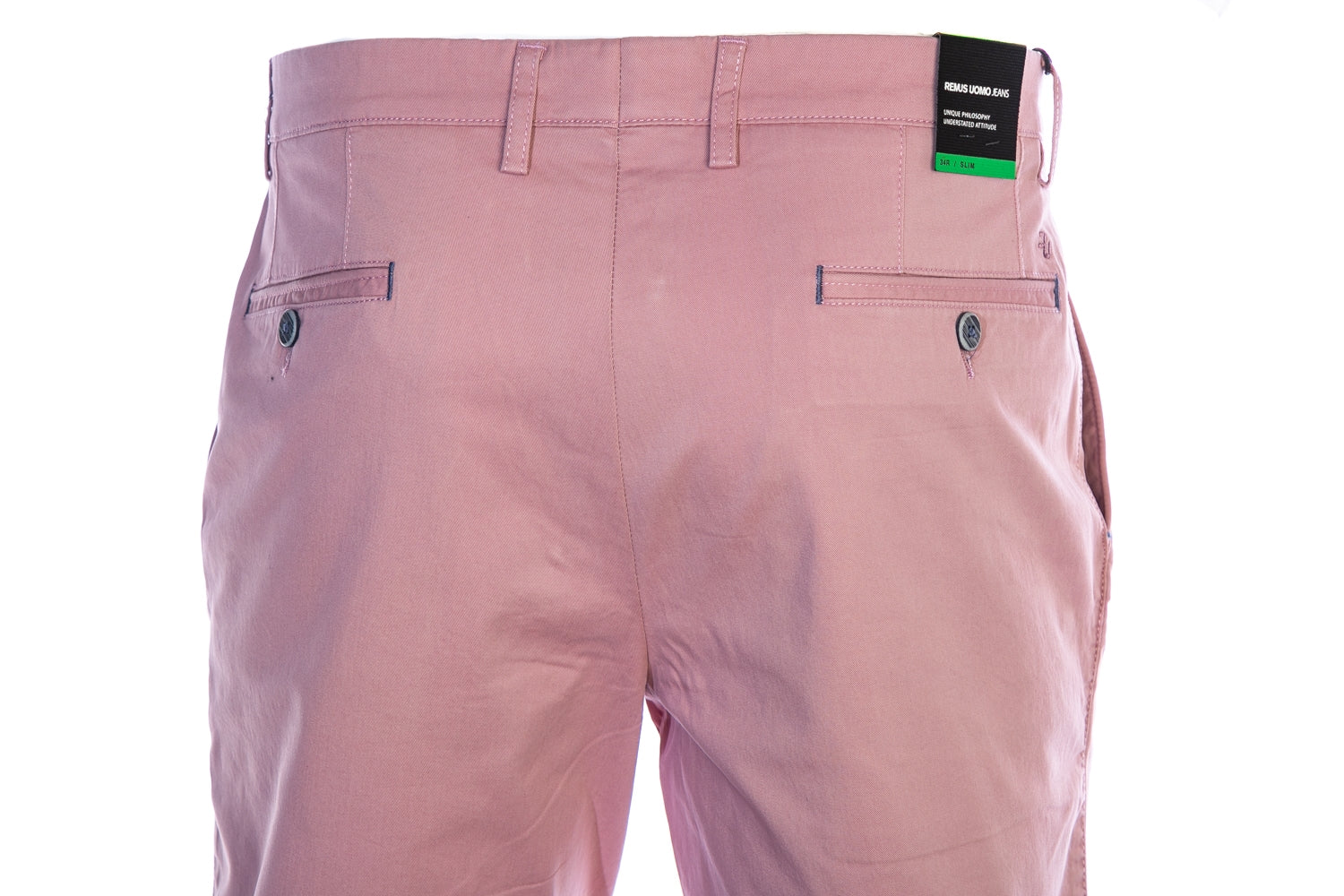 Remus Uomo Cotton Stretch Short in Pink I Remus Uomo I Norton Barrie