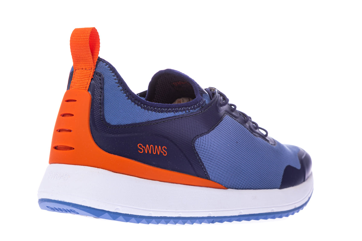 Swims Ocean Runner Shoe in Navy Heel