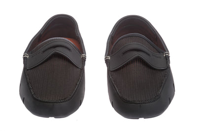 Swims Penny Loafer Shoe in Black Pair 2