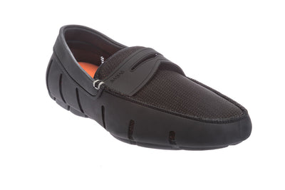 Swims Penny Loafer Shoe in Black Toe