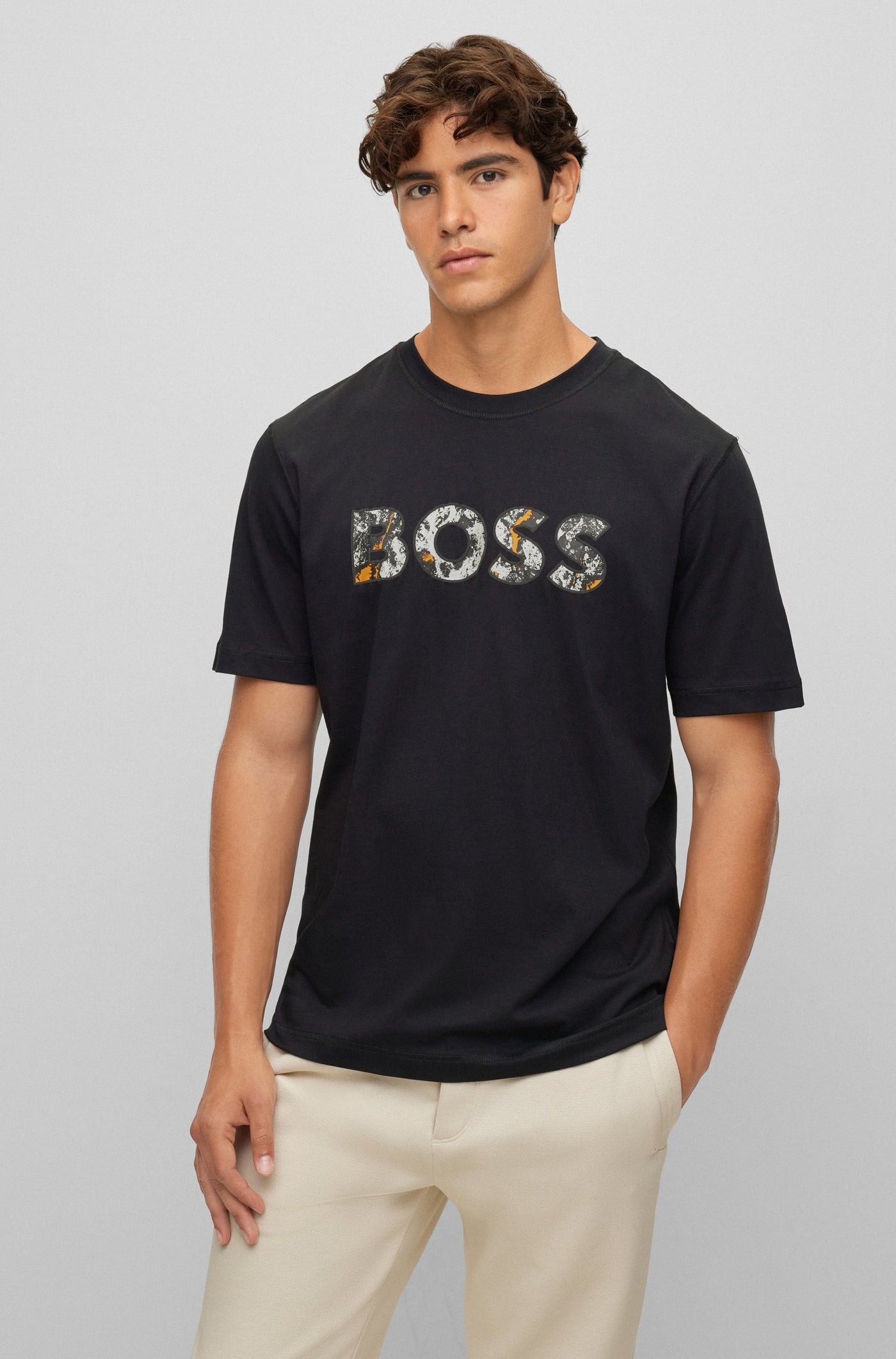 BOSS Teetrury 2 T Shirt in Black