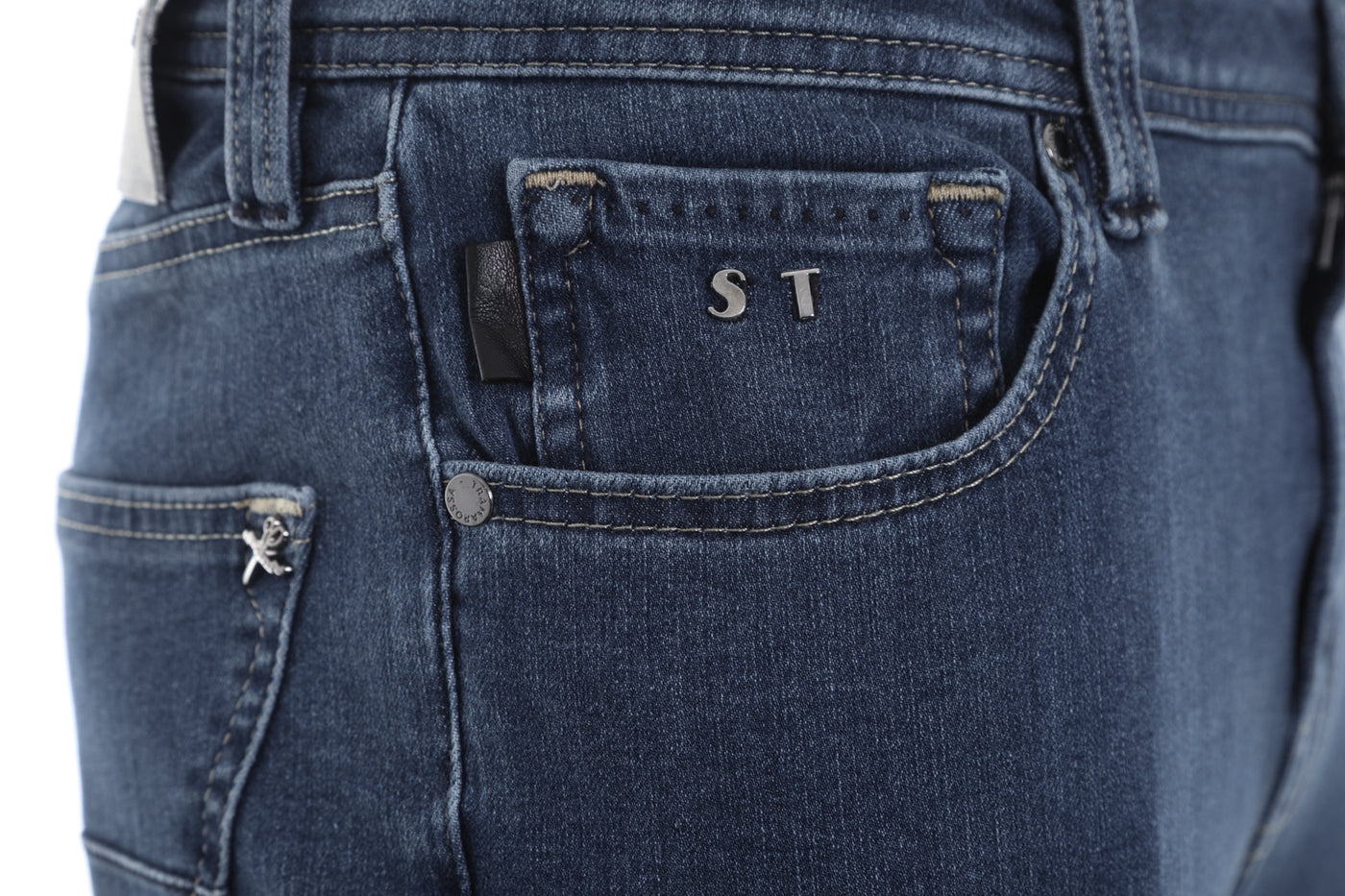 Tramarossa Leonardo Slim D488 Jean in Mid Blue Wash