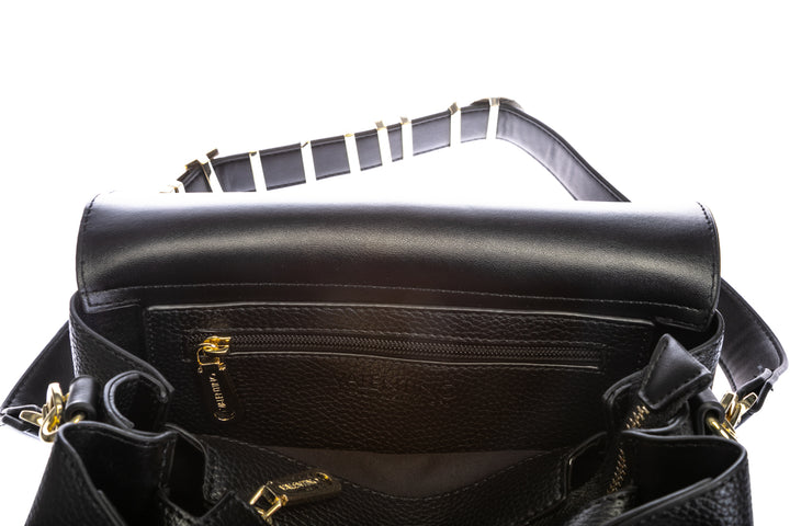 Valentino Bags Alexia Ladies Shoulder Bag in Black