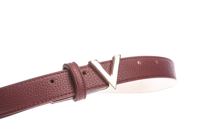 Valentino Bags Forever Belt in Bordeaux Logo