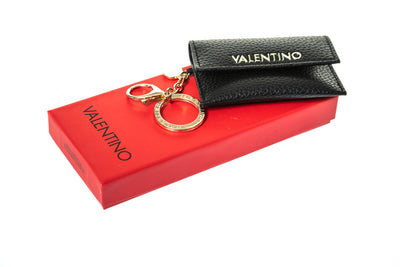 Valentino Bags Grass Coin Ladies Keyring in Black